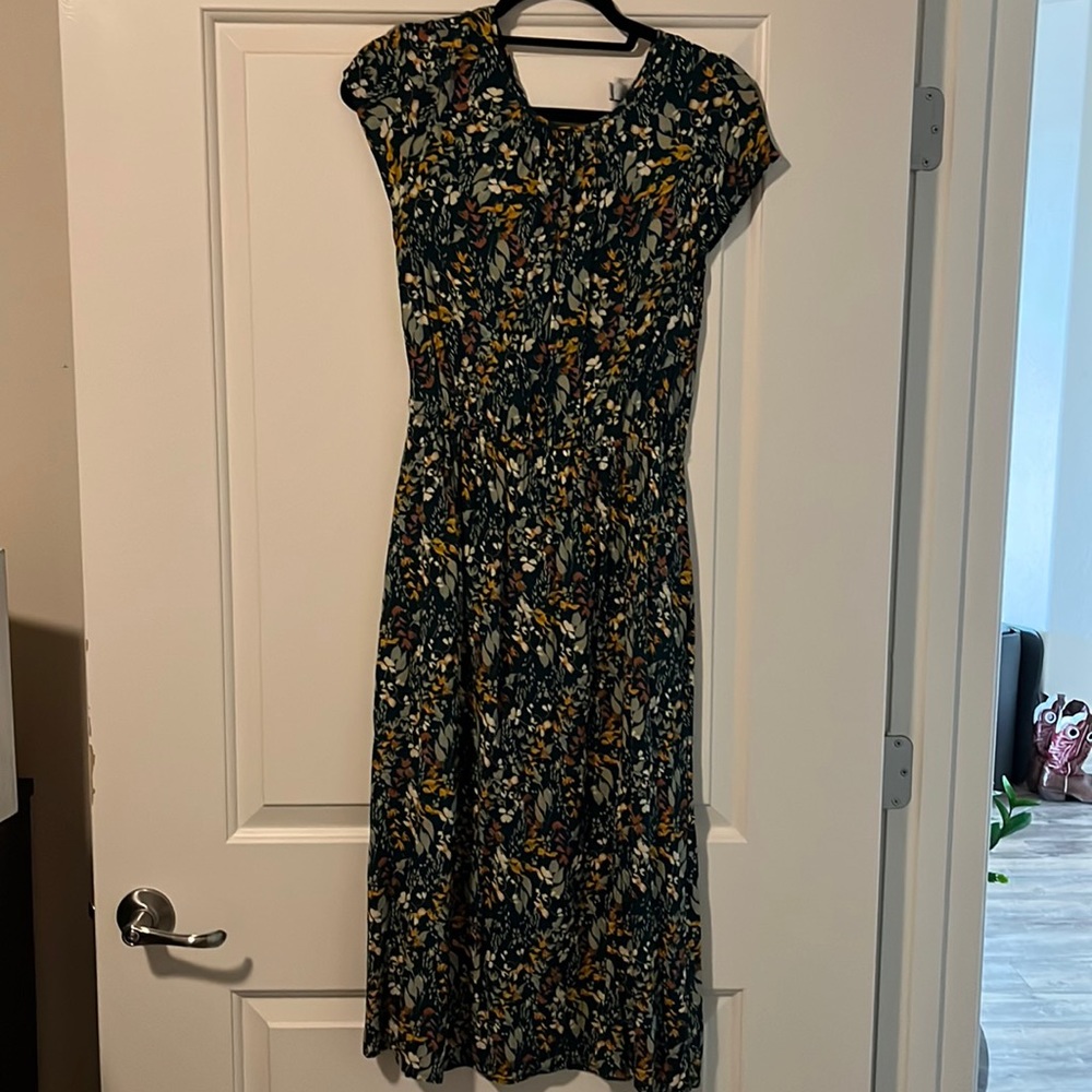 A New Day floral print midi dress